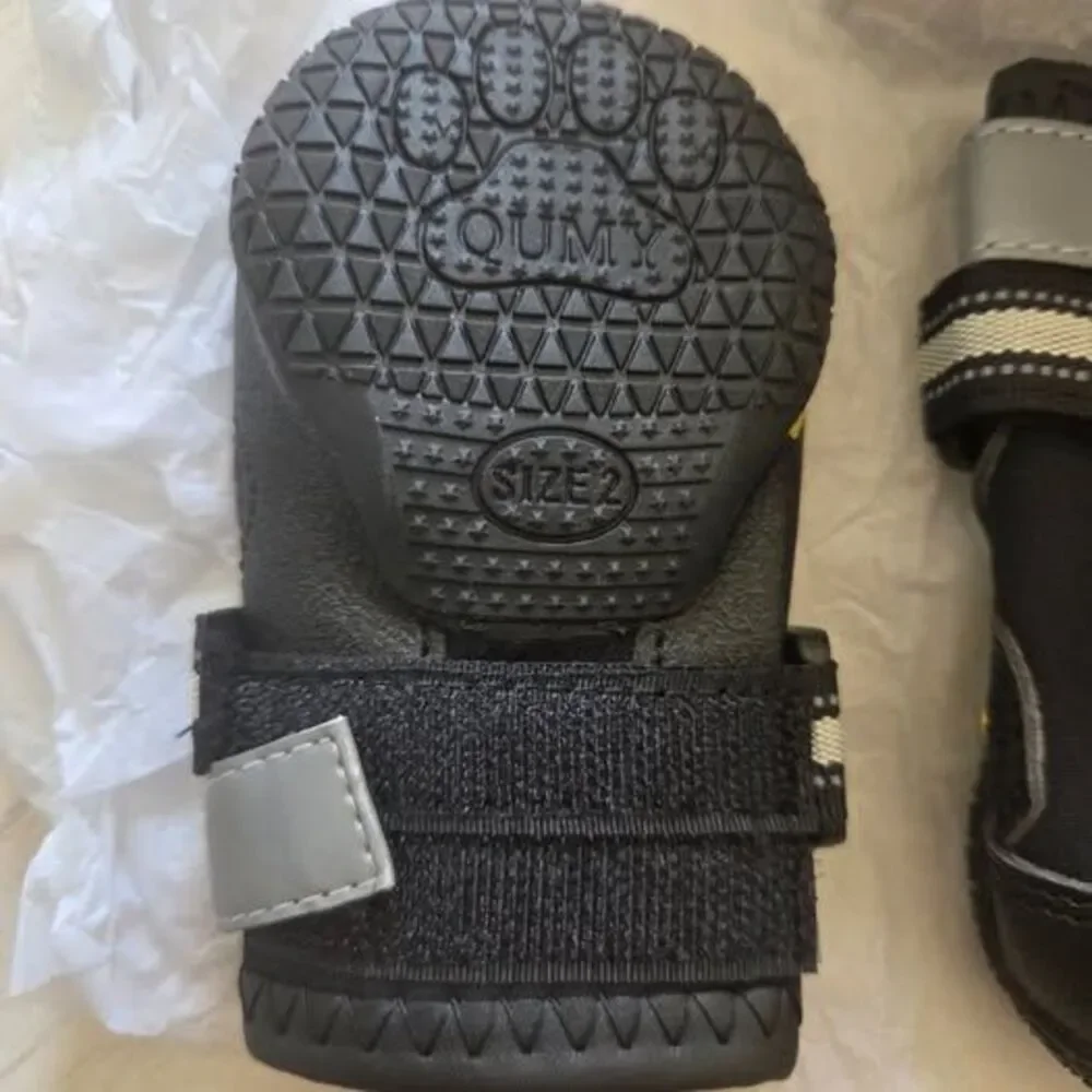 QUMY Dog Shoes Paw Protectors for Hot Summer Pavement